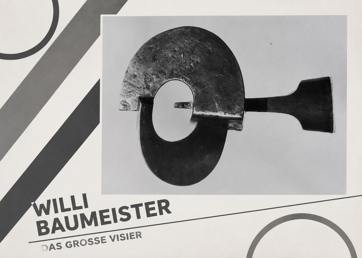 Willi Baumeister Das Grosse Visier No4 - Juliste