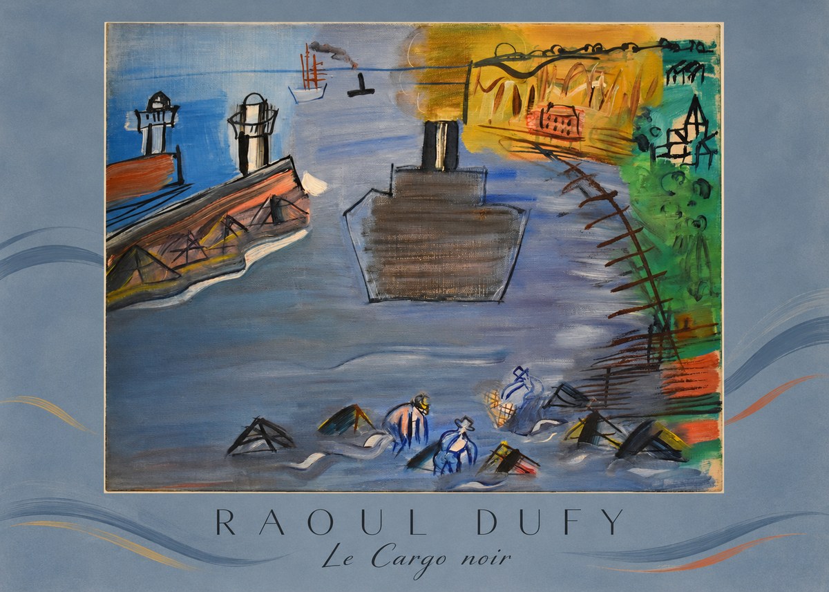 Raoul Dufy Le Cargo Noir No5 - Juliste