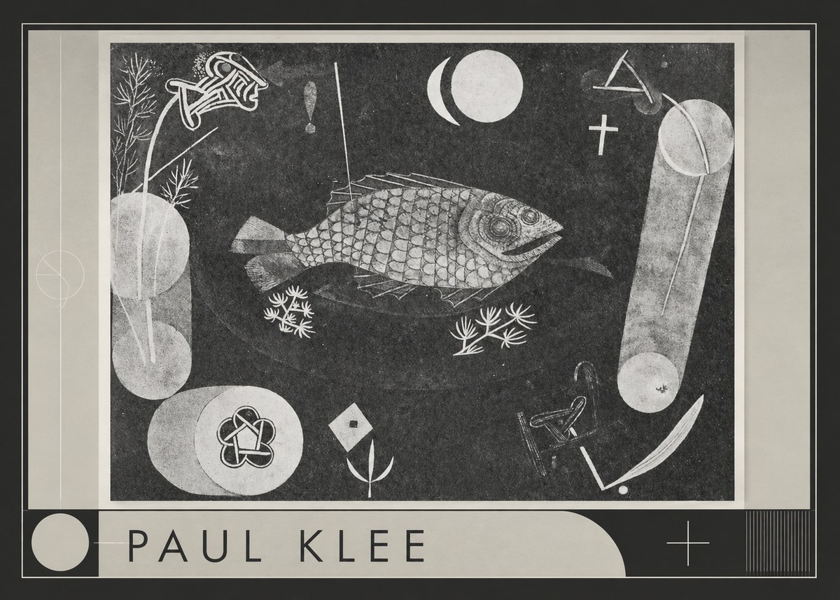 Paul Klee Abstract Fish No1 - Juliste