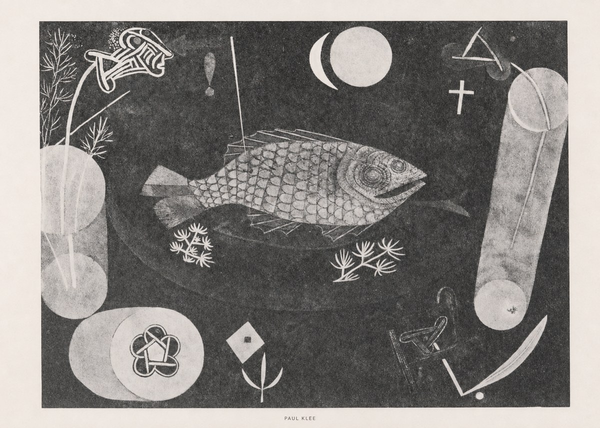 Paul Klee Abstract Fish No6 - Juliste