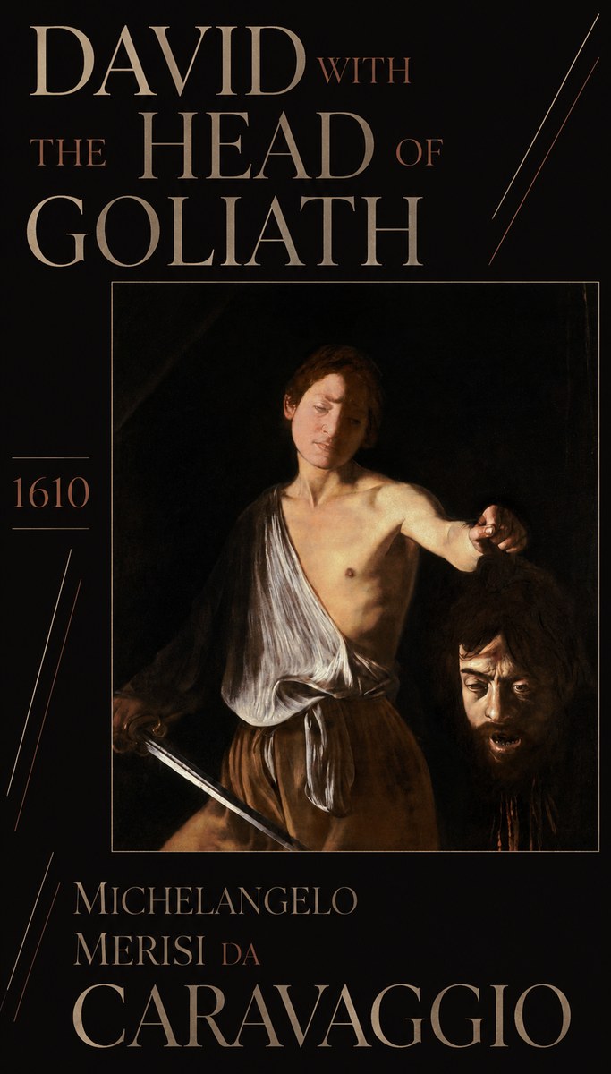 Michelangelo Merisi da Caravaggio David with the Head of Goliath III No5 - Juliste