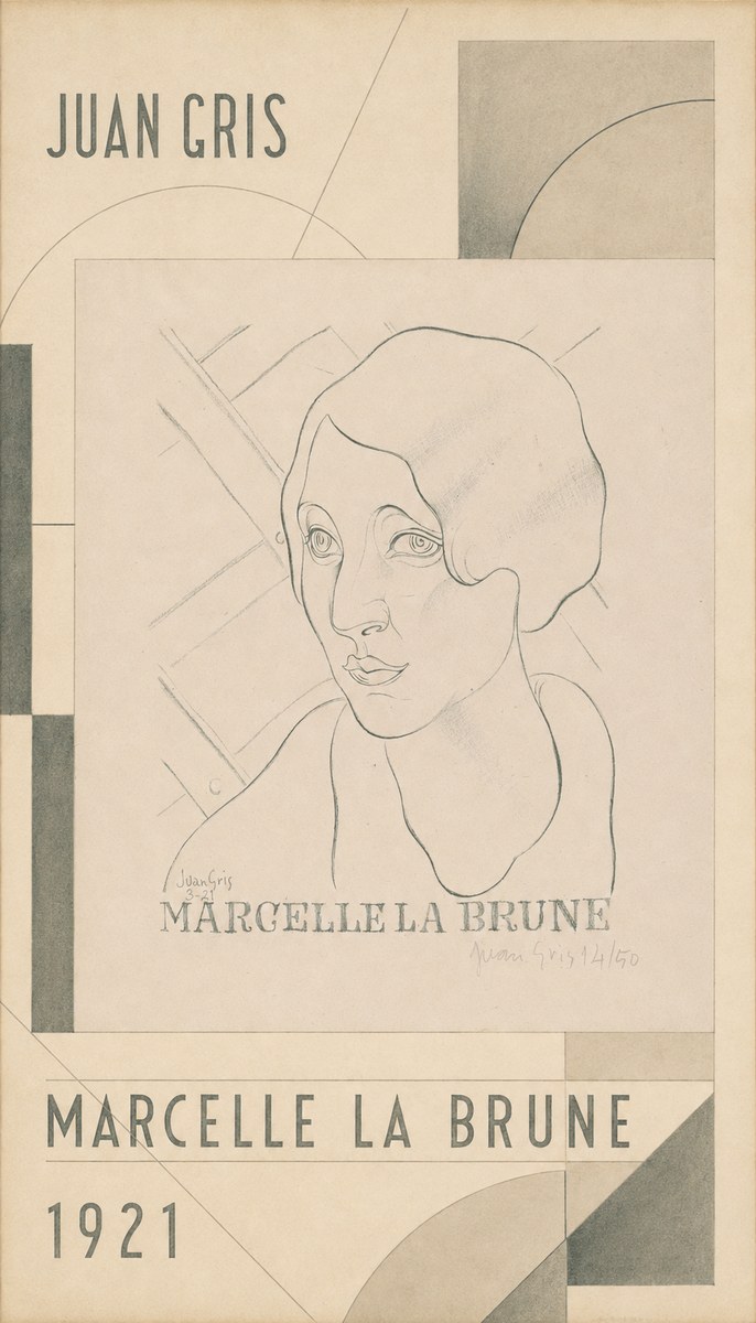 Juan Gris Marcelle La Brune II No4 - Juliste