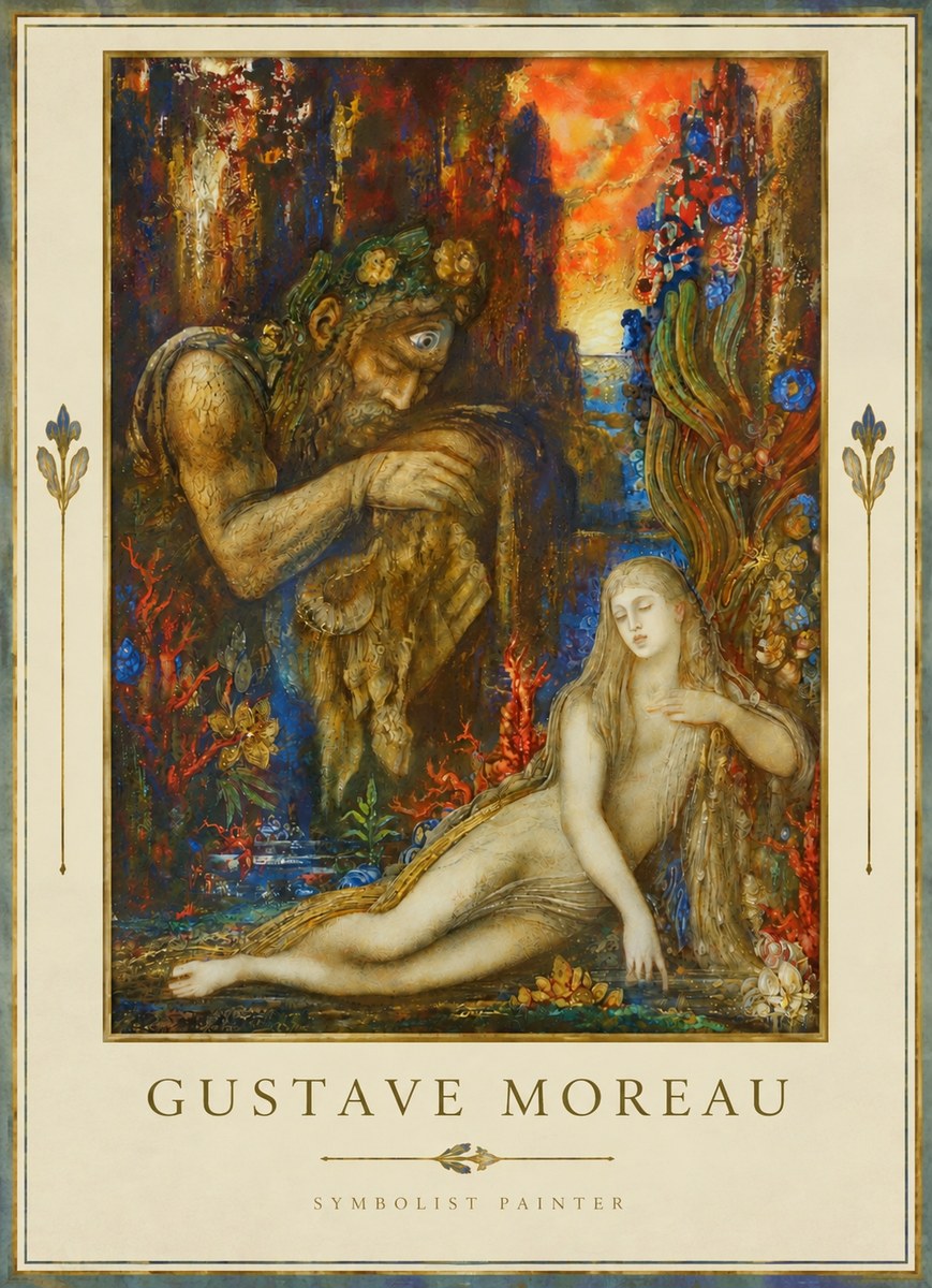 Gustave Moreau Galatea I No3 - Juliste