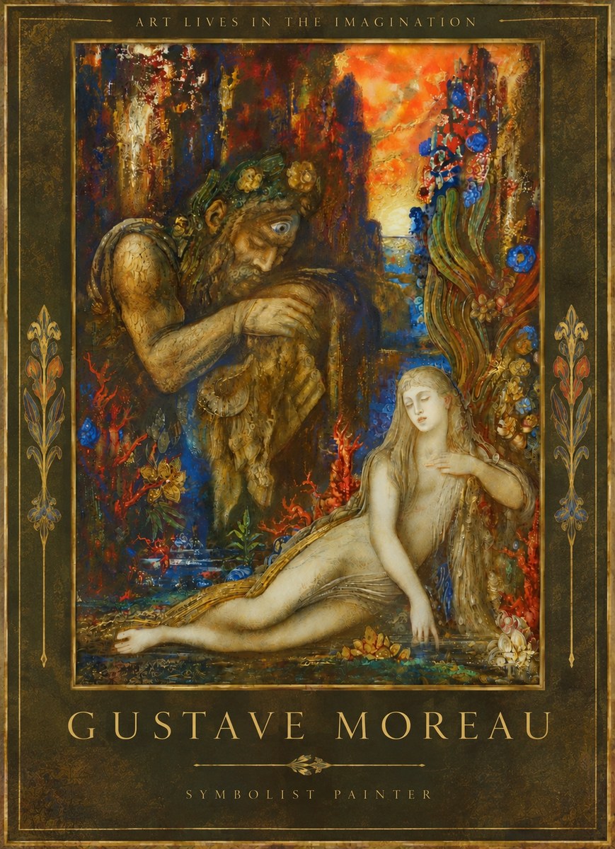 Gustave Moreau Galatea I No5 - Juliste