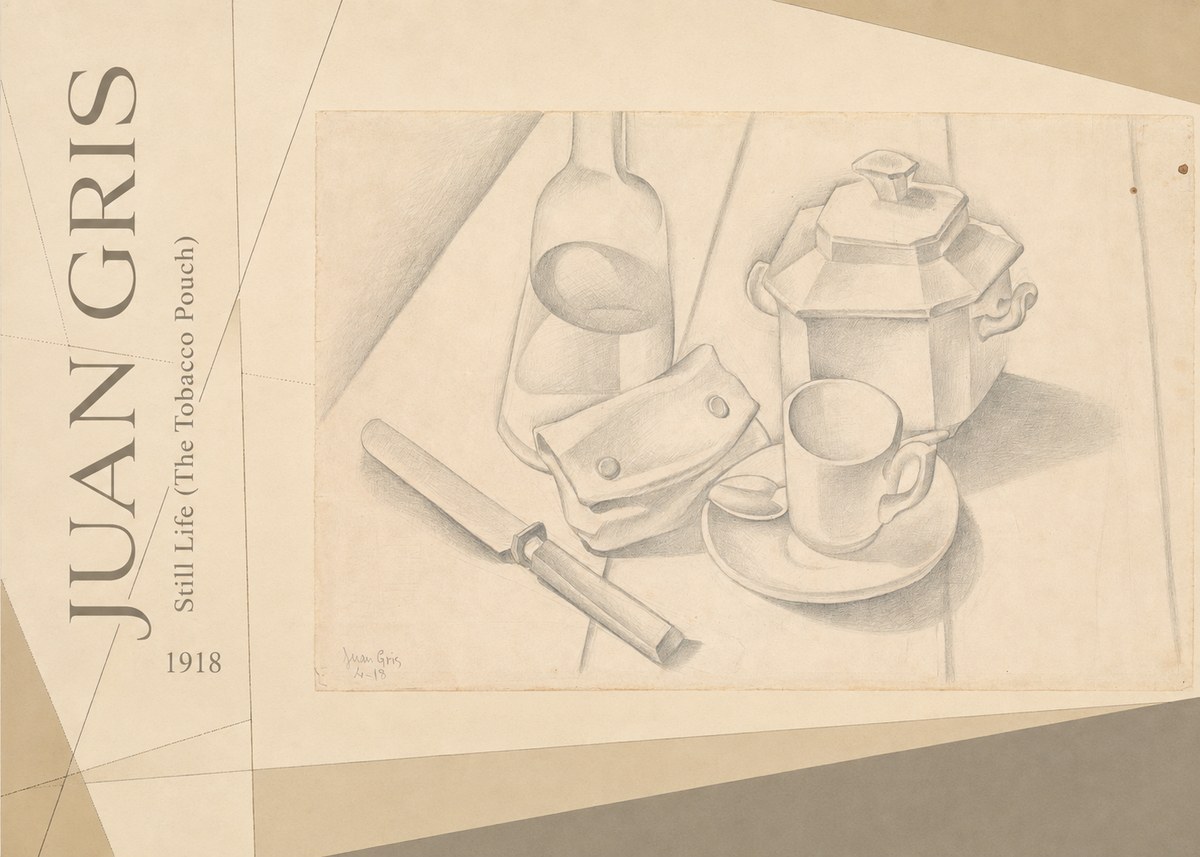 Juan Gris Still Life (the Tobacco Pouch) No5 - Juliste