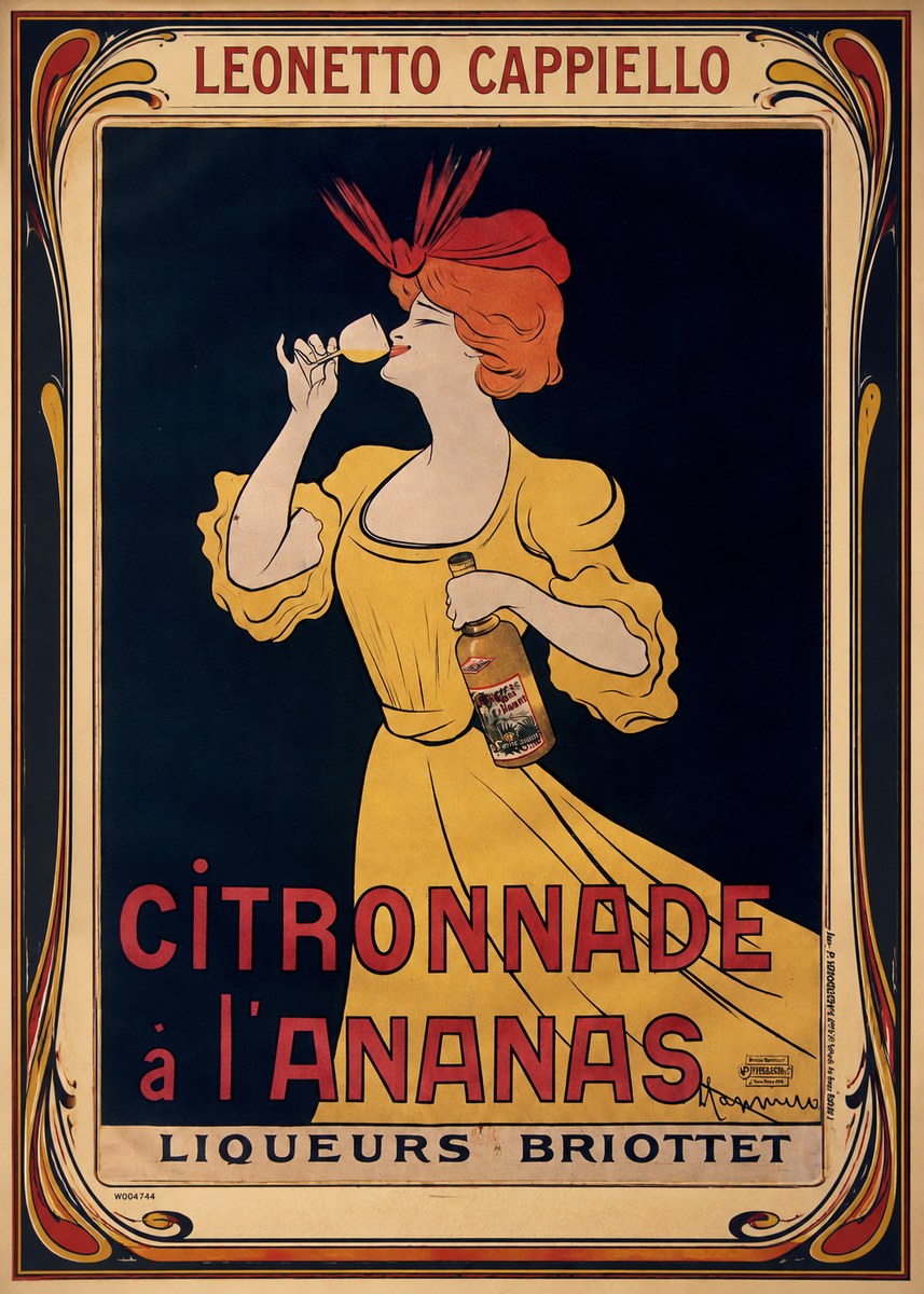 Leonetto Cappiello Citronnade À L'ananas No1 - Juliste