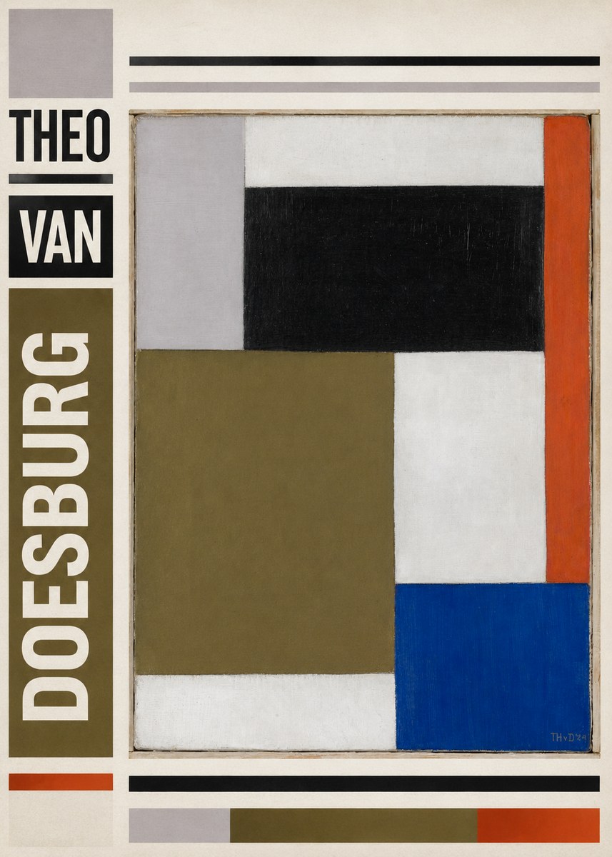 Theo van Doesburg Composition Xxii No6 - Juliste