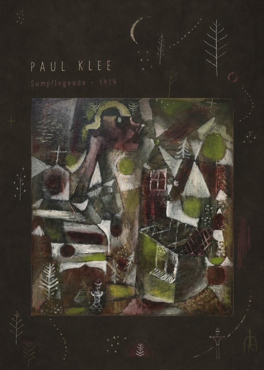Paul Klee Sumpflegende II No3 - Juliste