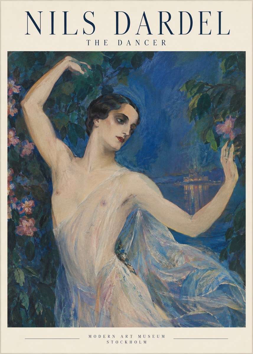 Nils Dardel The Dancer No1 - Juliste