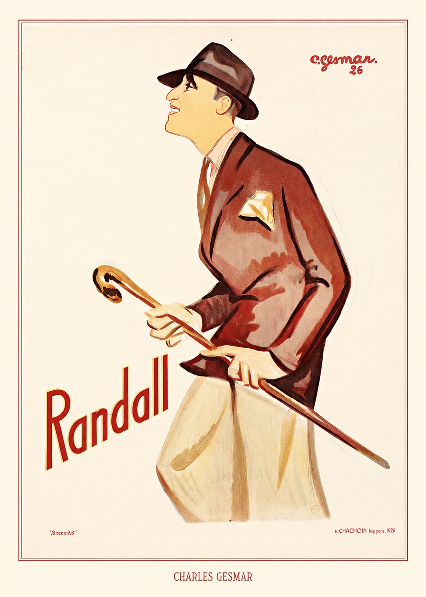 Charles Gesmar Randall I No5 - Juliste