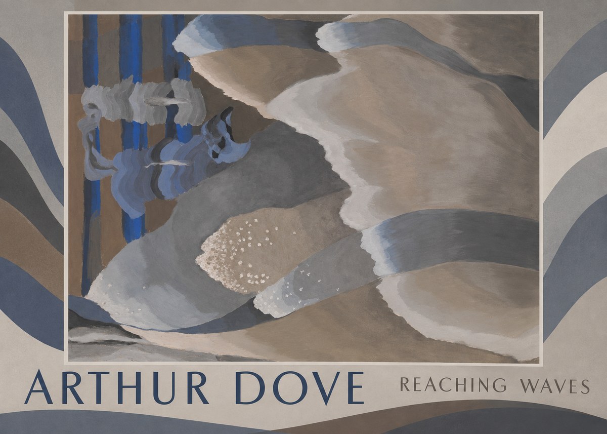 Arthur Dove Reaching Waves No1 - Juliste