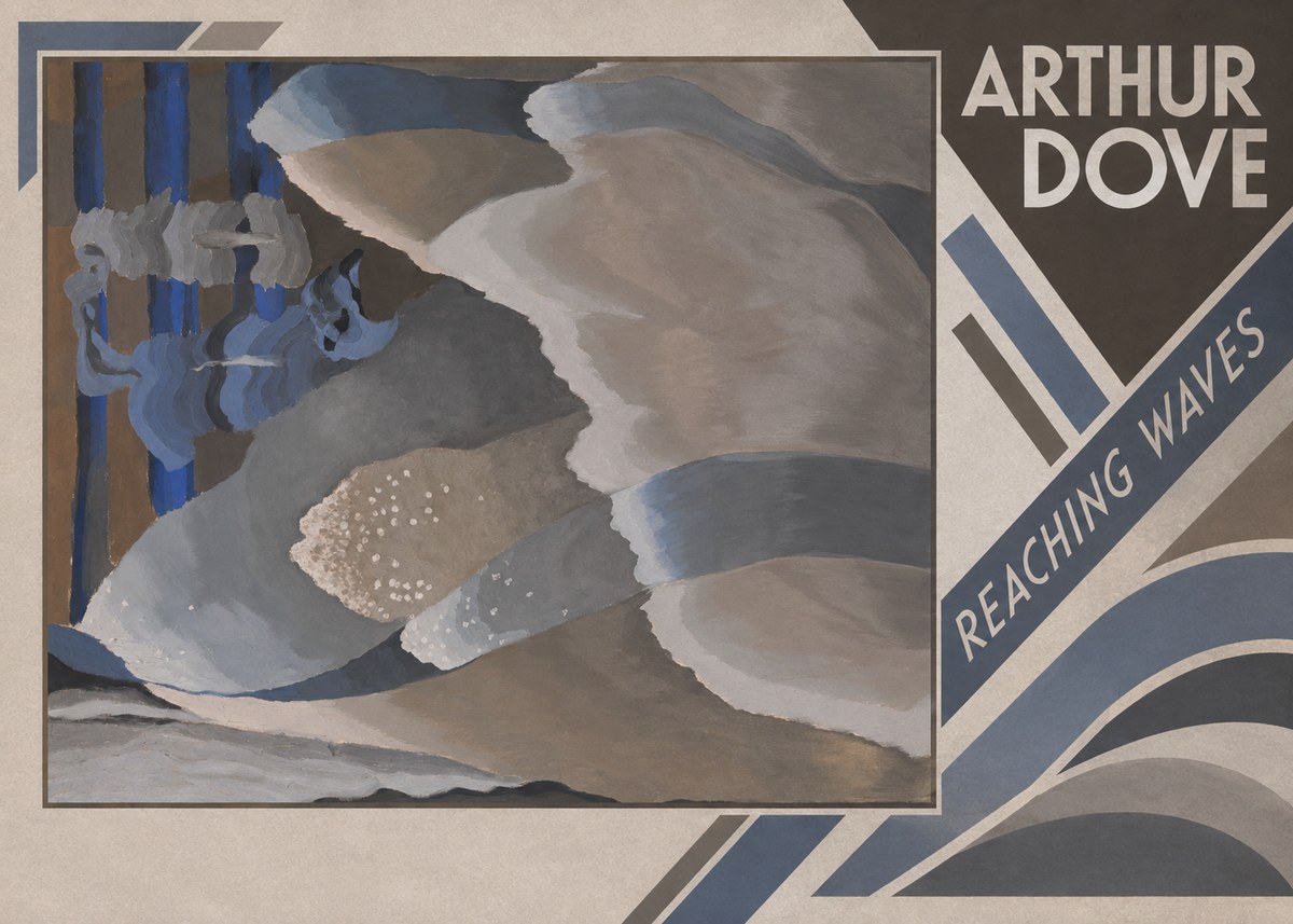 Arthur Dove Reaching Waves No4 - Juliste