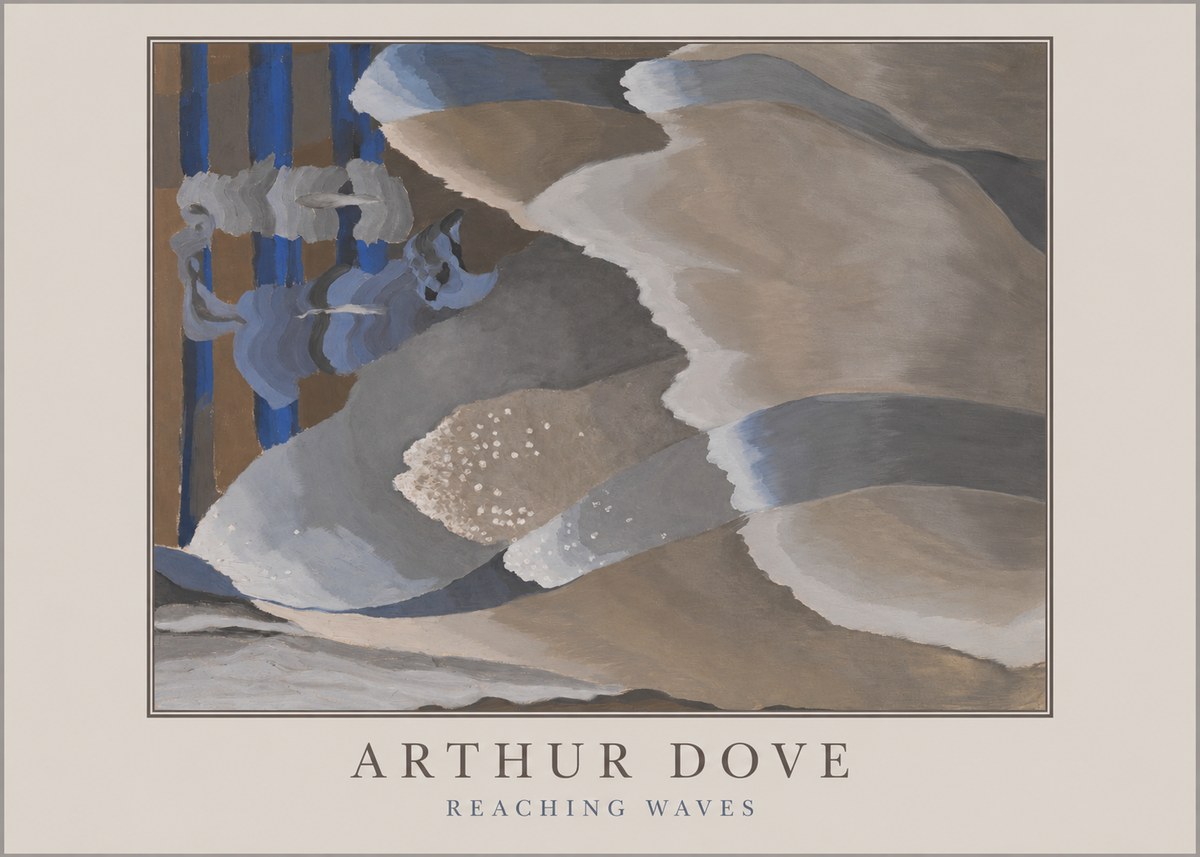 Arthur Dove Reaching Waves No5 - Juliste