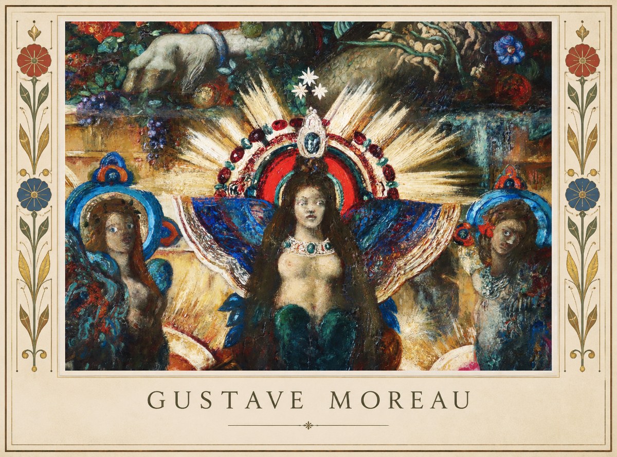 Gustave Moreau L'apparition I No1 - Juliste