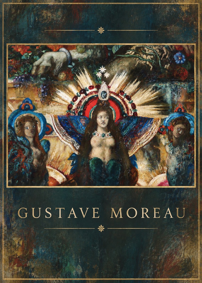 Gustave Moreau L'apparition I No2 - Juliste