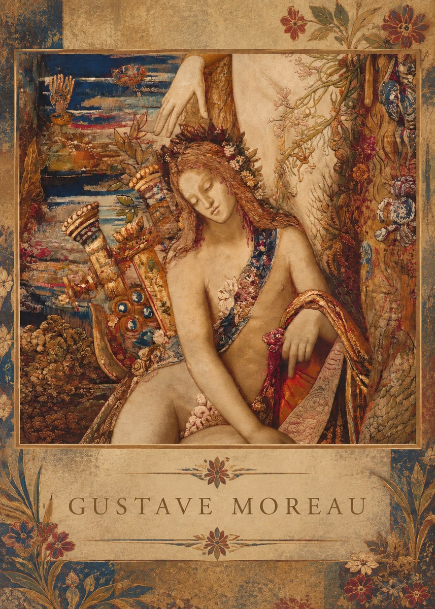 Gustave Moreau Jupiter and Semele II No2 - Juliste