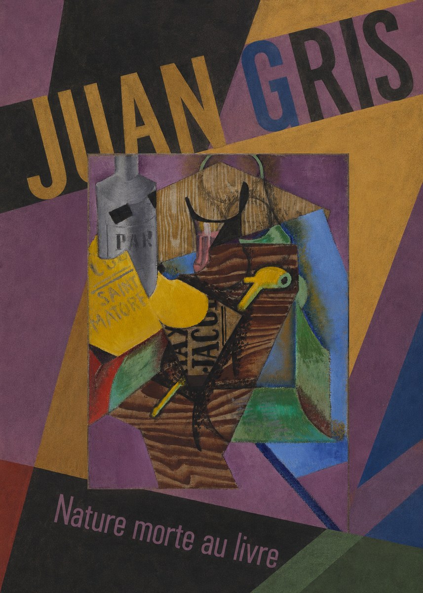 Juan Gris Nature Morte Au Livre No4 - Juliste