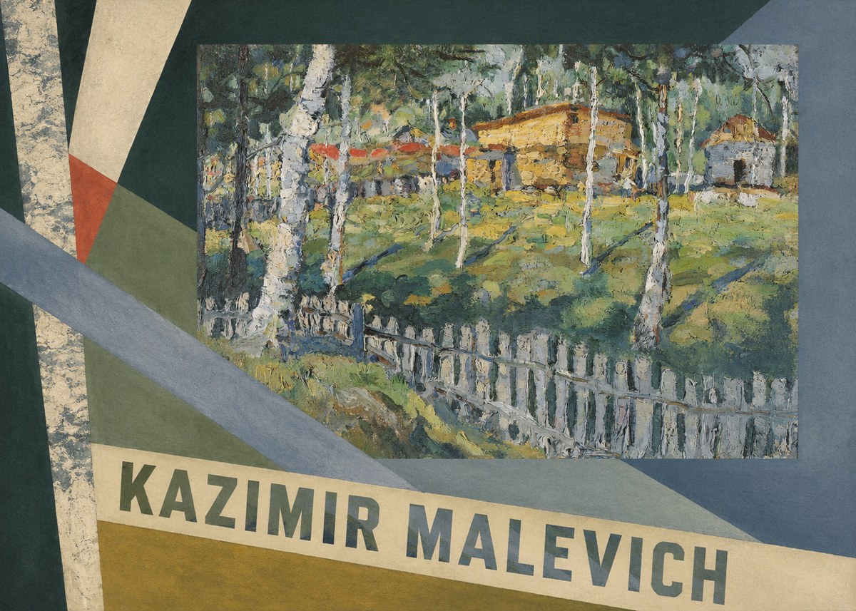 Kazimir Malevich Birch Grove No4 - Juliste