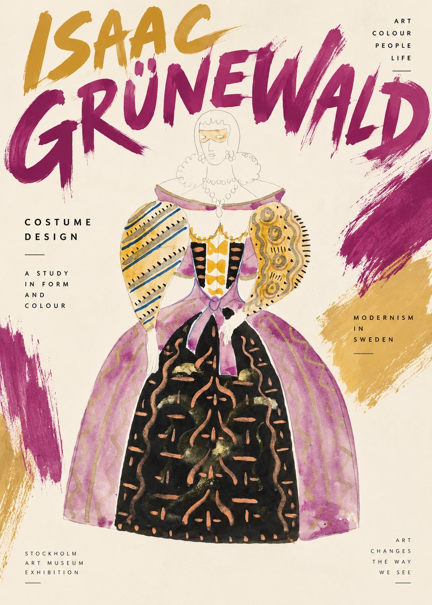 Isaac Grünewald Costume Design V No2 - Juliste