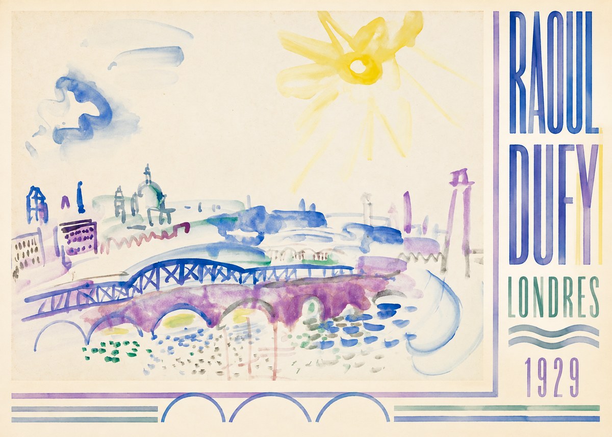 Raoul Dufy Londres - 1929 No2 - Juliste