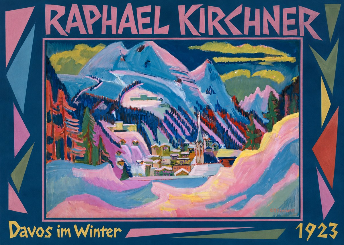Raphael Kirchner Davos Im Winter No1 - Juliste