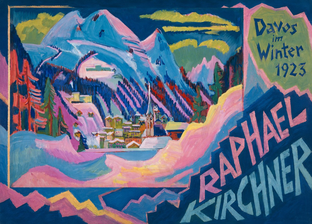 Raphael Kirchner Davos Im Winter No5 - Juliste