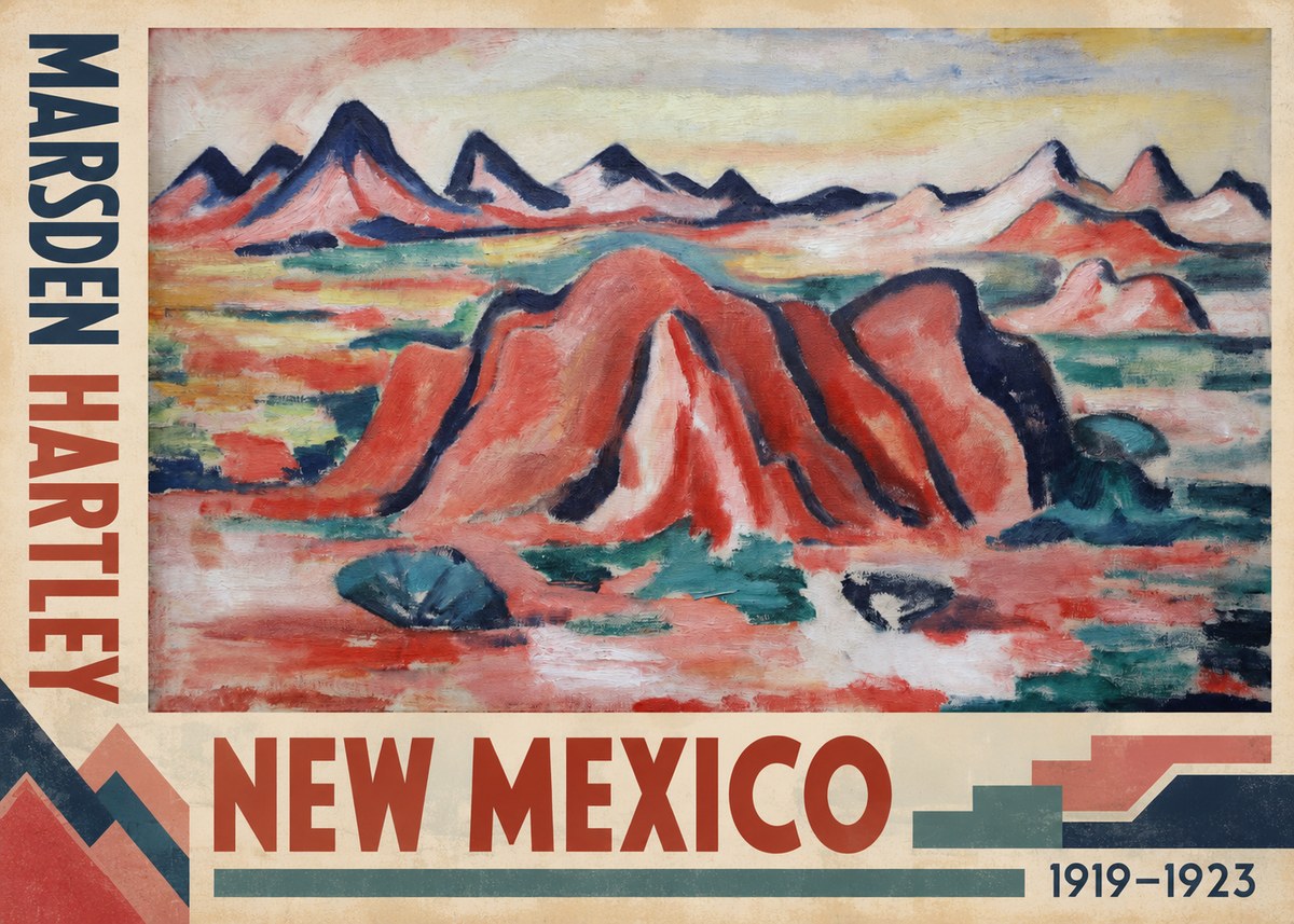 Marsden Hartley New Mexico No2 - Juliste