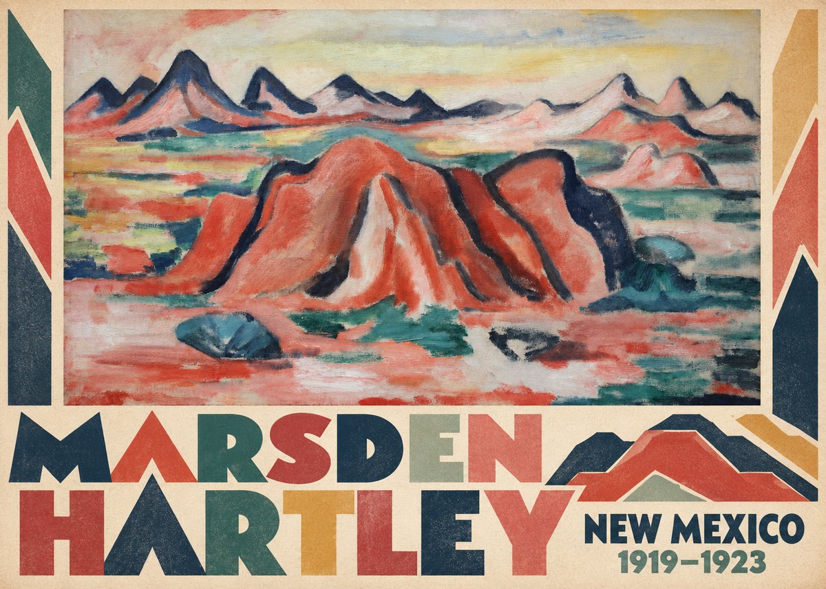 Marsden Hartley New Mexico No5 - Juliste
