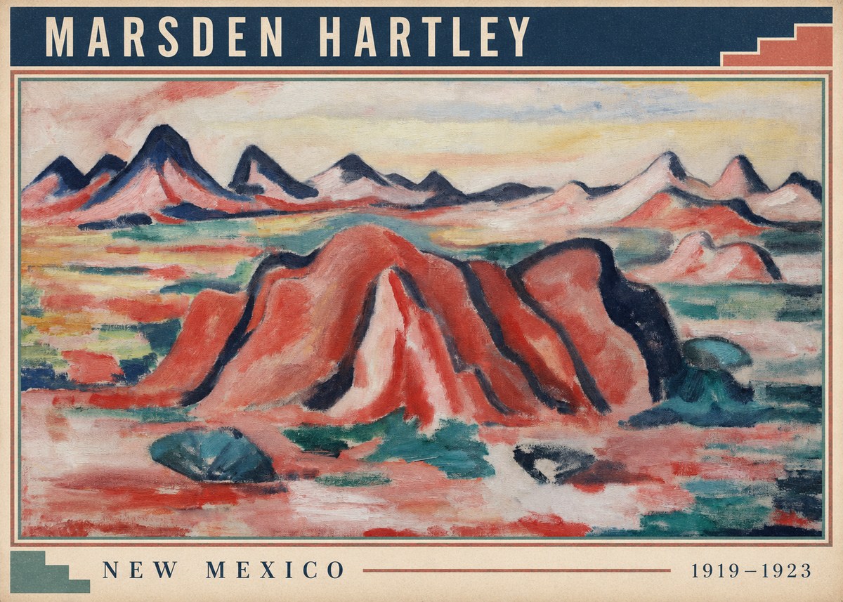 Marsden Hartley New Mexico No6 - Juliste