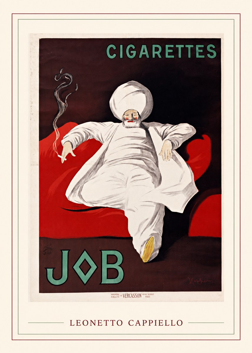 Leonetto Cappiello Job Cigarettes No3 - Juliste