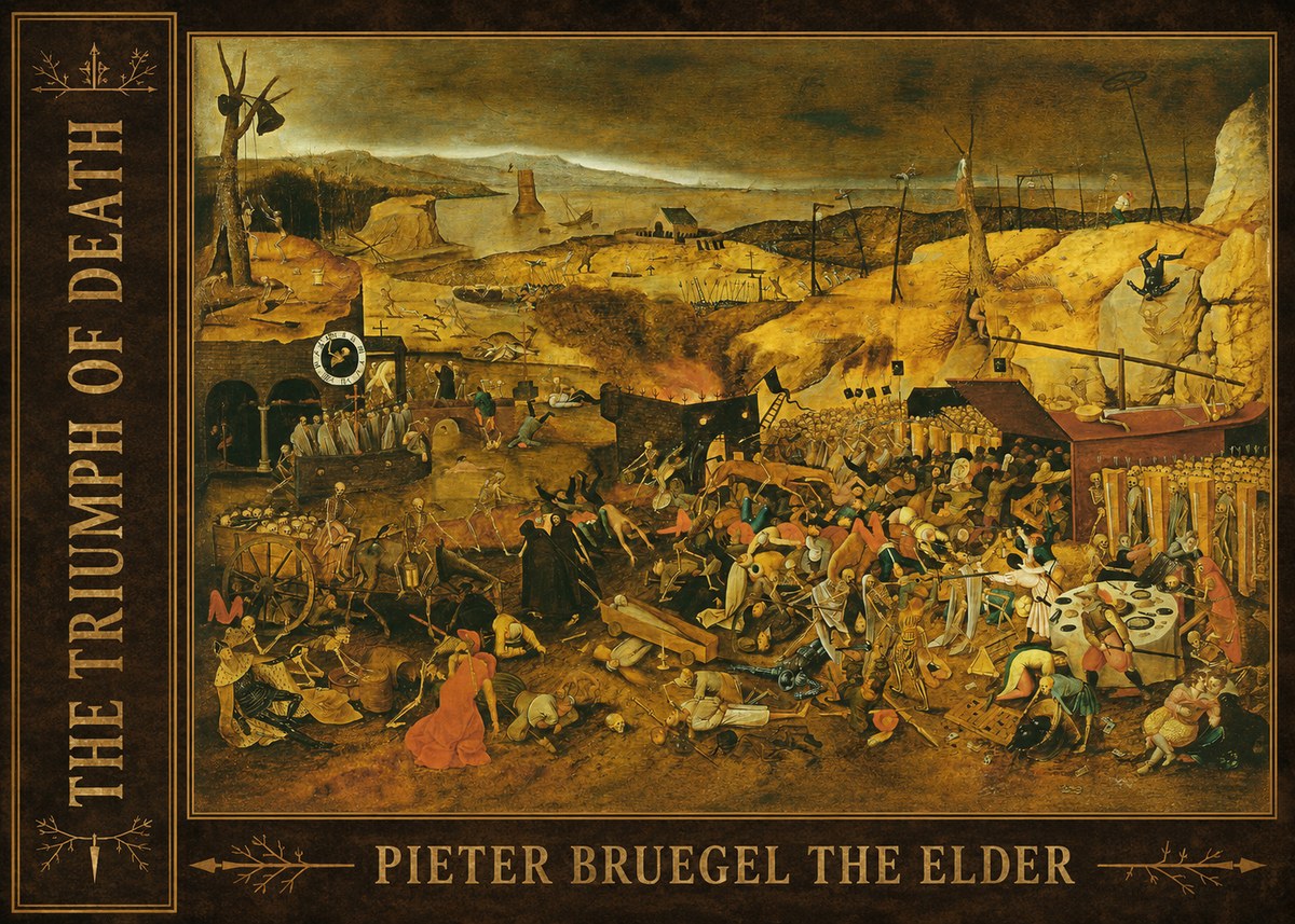 Pieter Bruegel The Triumph of Death I No2 - Juliste