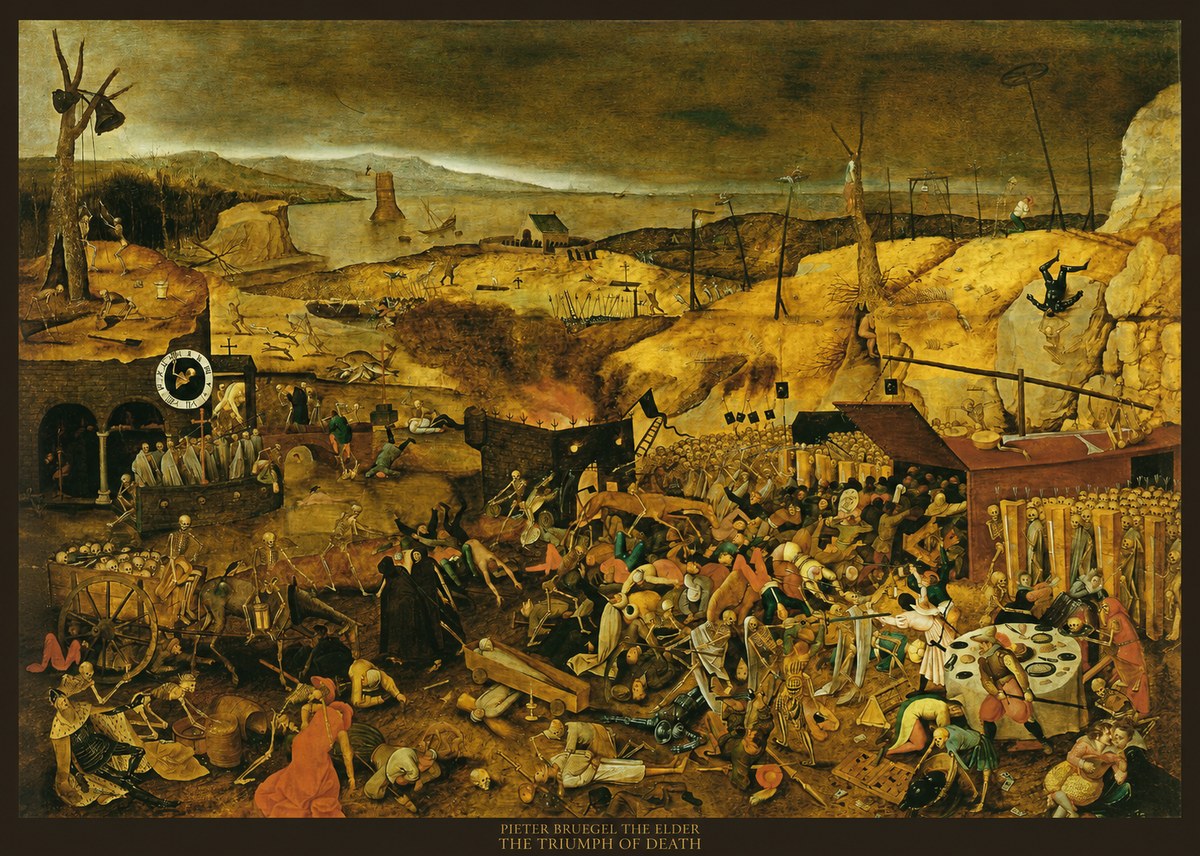 Pieter Bruegel The Triumph of Death I No6 - Juliste