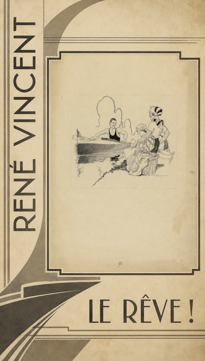 René Vincent Le Rêve ! No2 - Juliste