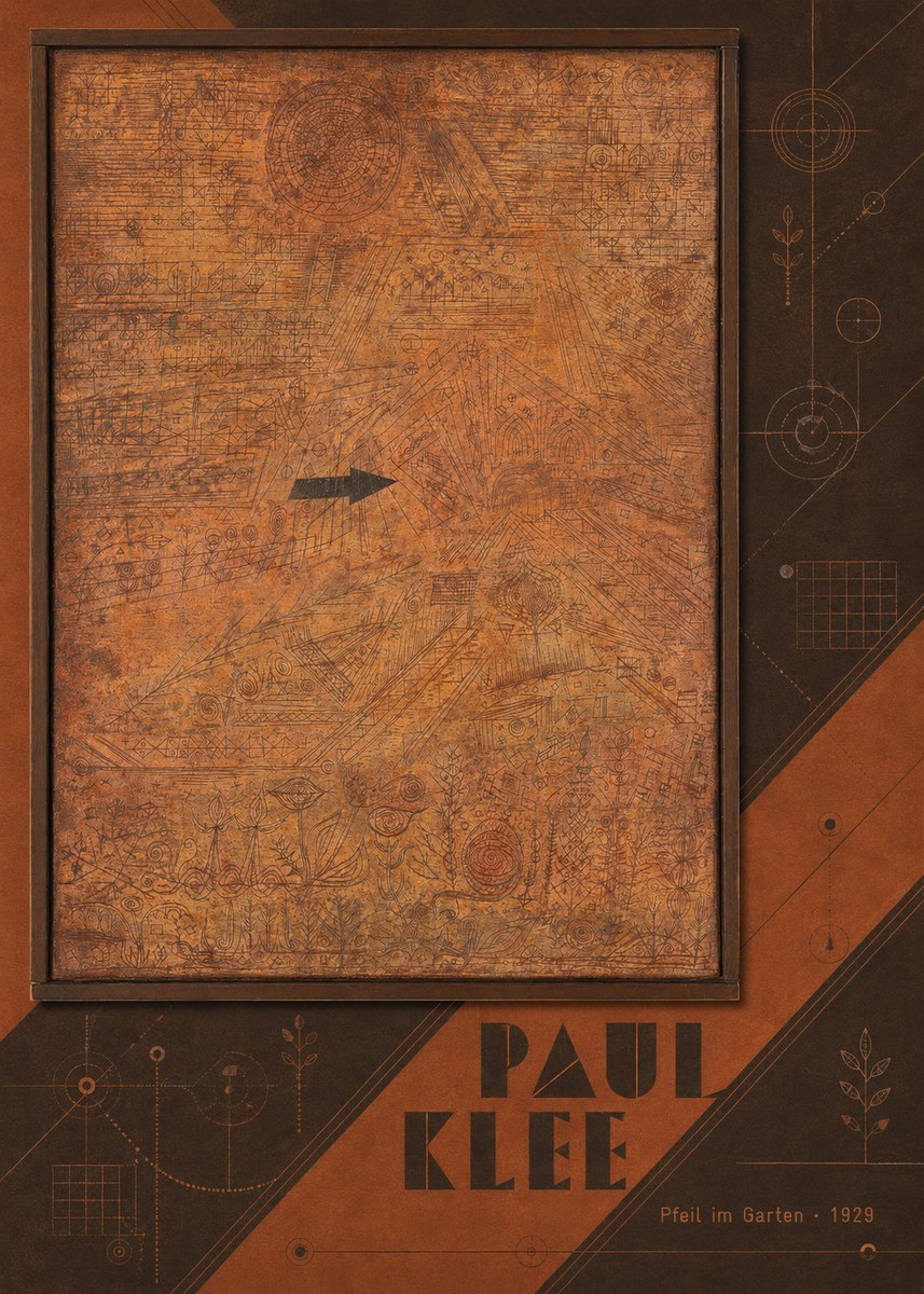 Paul Klee Pfeil Im Garten No5 - Juliste