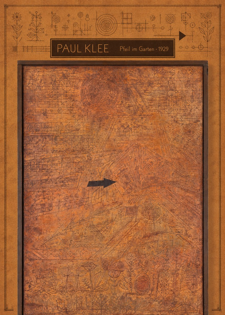 Paul Klee Pfeil Im Garten No6 - Juliste