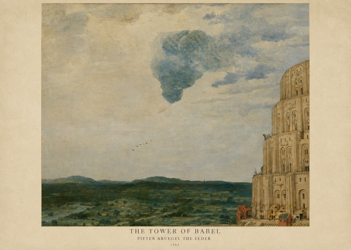 Pieter Bruegel The Tower of Babel VIII No6 - Juliste
