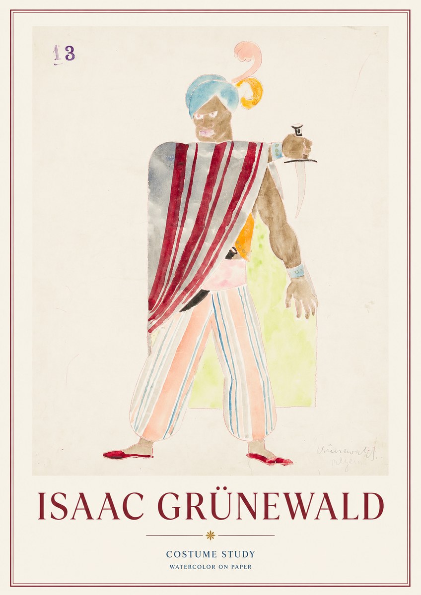 Isaac Grünewald Costume Study III No1 - Juliste