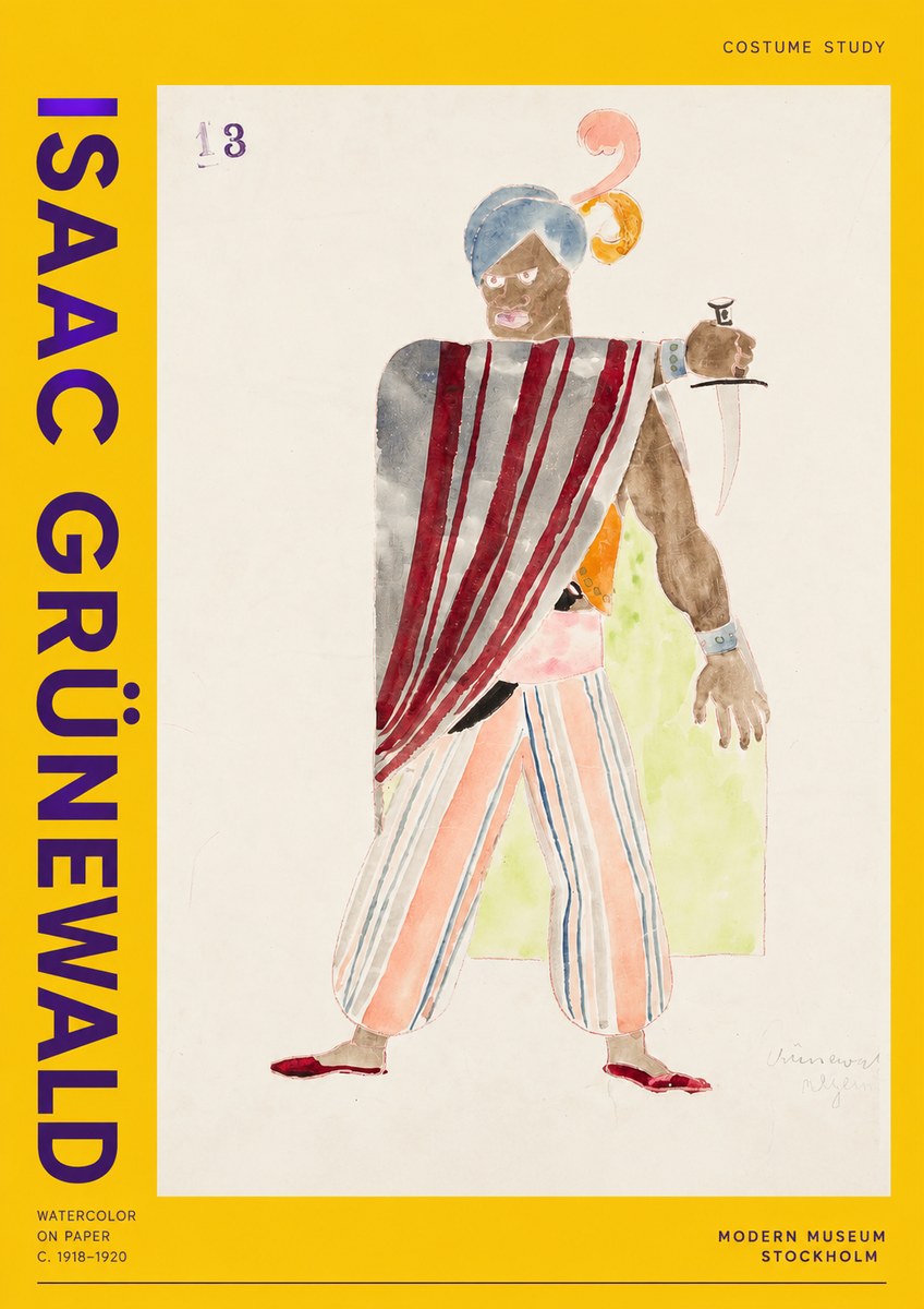 Isaac Grünewald Costume Study III No2 - Juliste