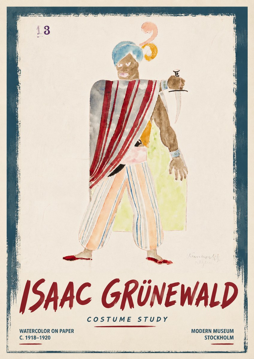Isaac Grünewald Costume Study III No6 - Juliste