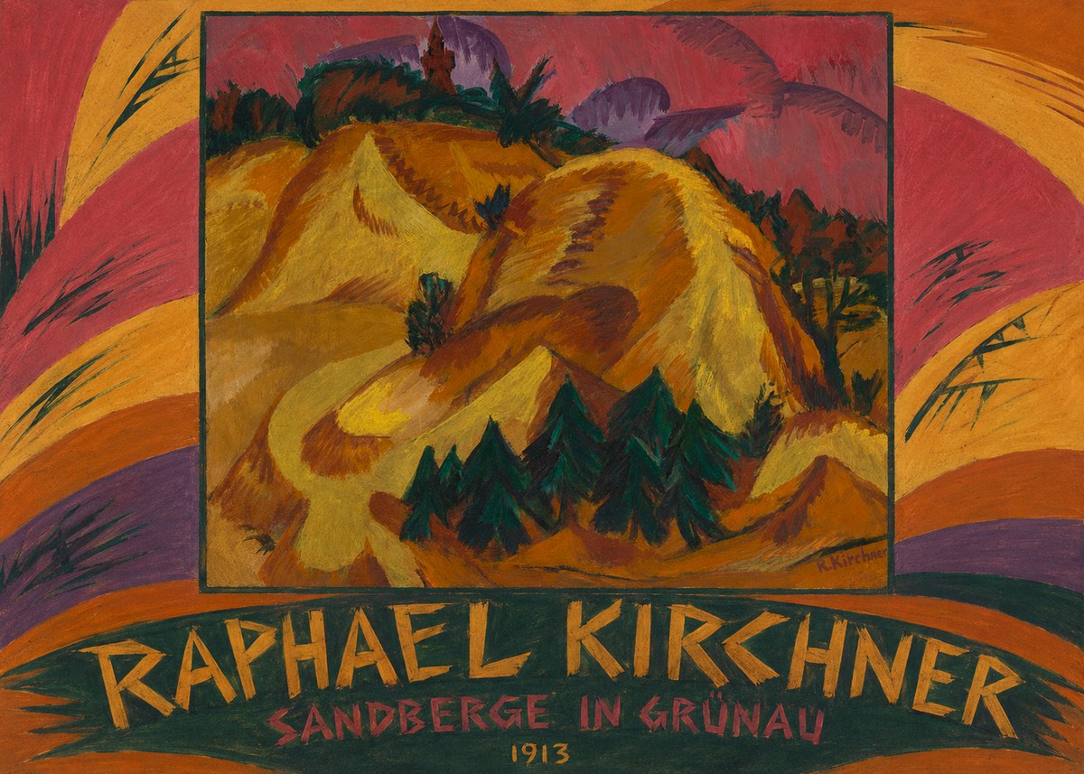 Raphael Kirchner Sandberge in Grünau No2 - Juliste