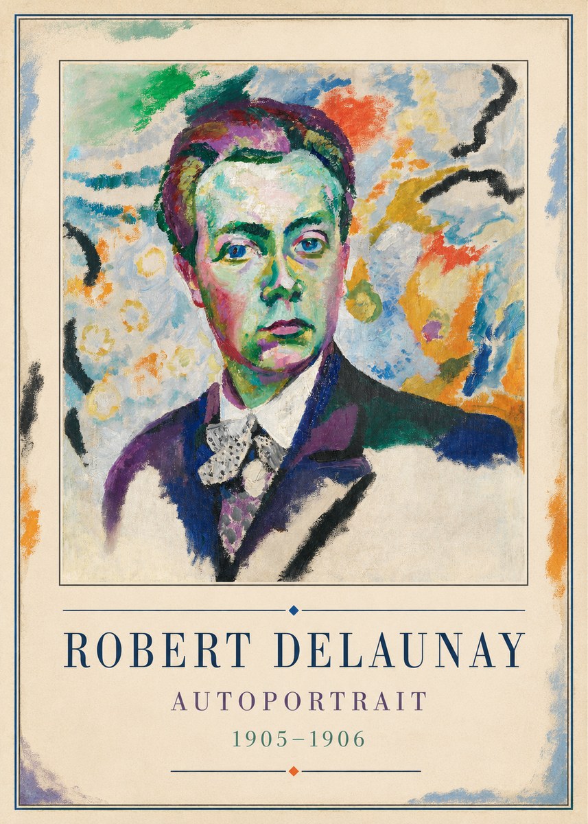 Robert Delaunay Autoportrait No2 - Juliste