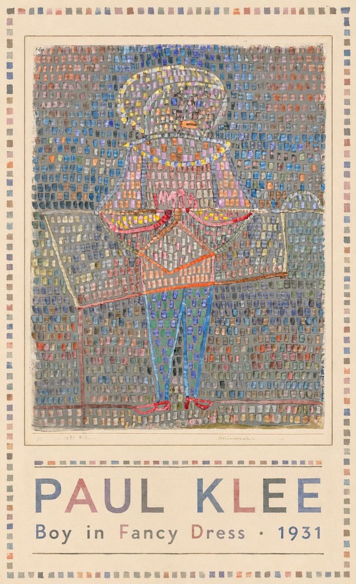 Paul Klee Boy in Fancy Dress No1 - Juliste