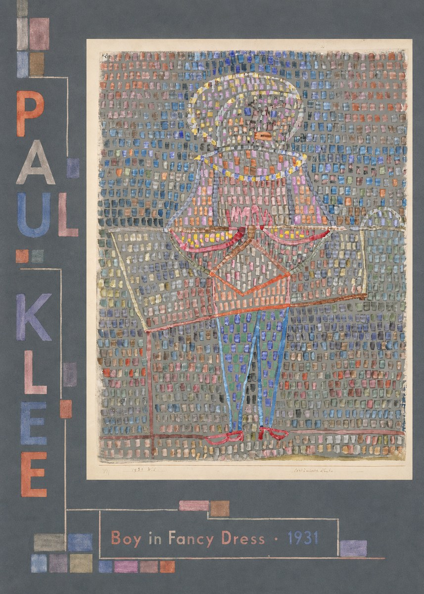 Paul Klee Boy in Fancy Dress No2 - Juliste