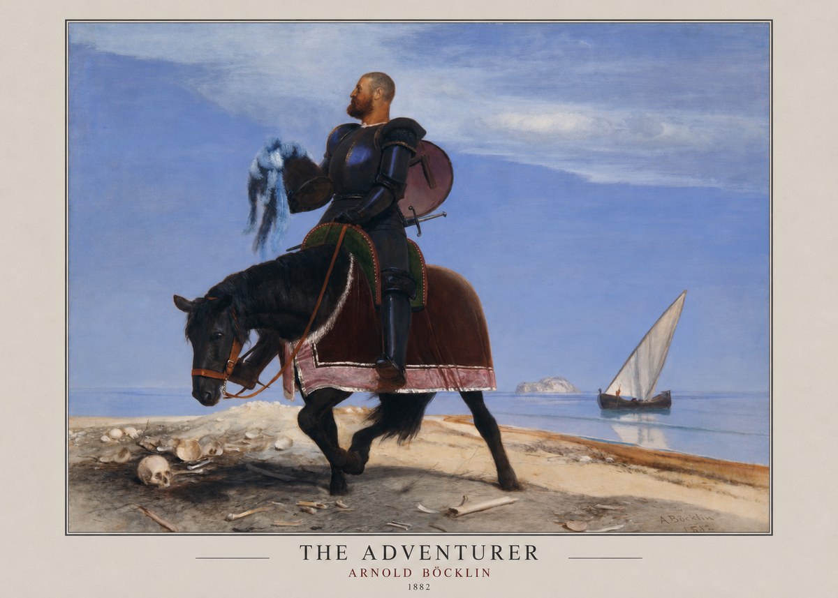 Arnold Böcklin The Adventurer No3 - Juliste