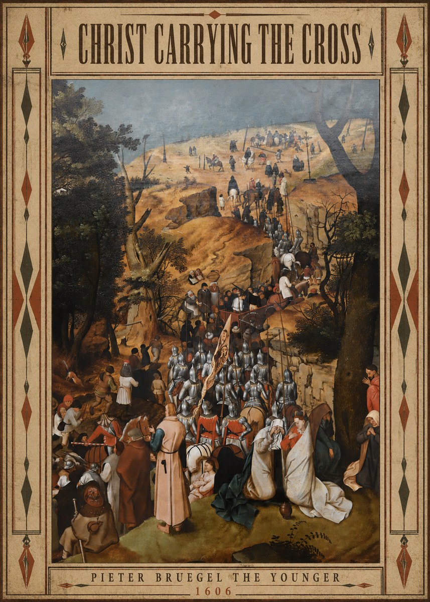Pieter Bruegel Christ Carrying the Cross I No5 - Juliste