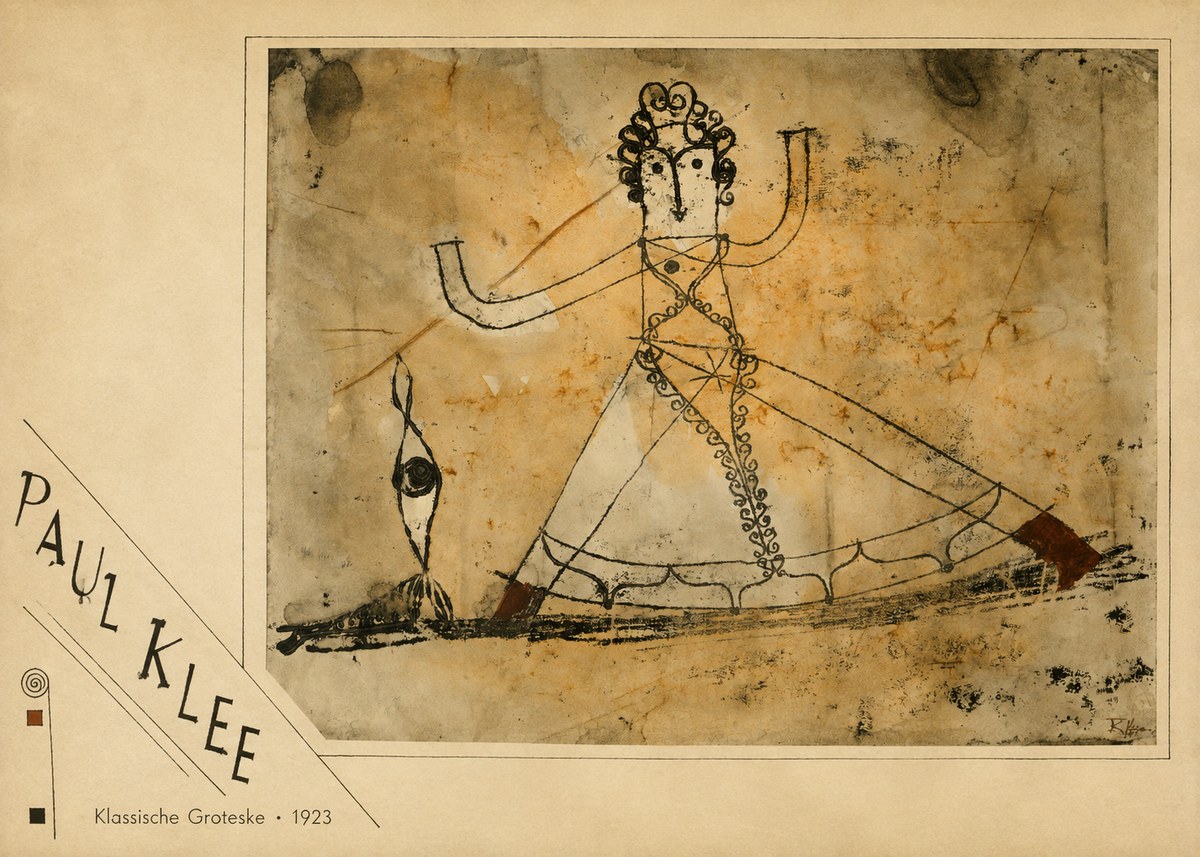 Paul Klee Klassische Groteske No3 - Juliste