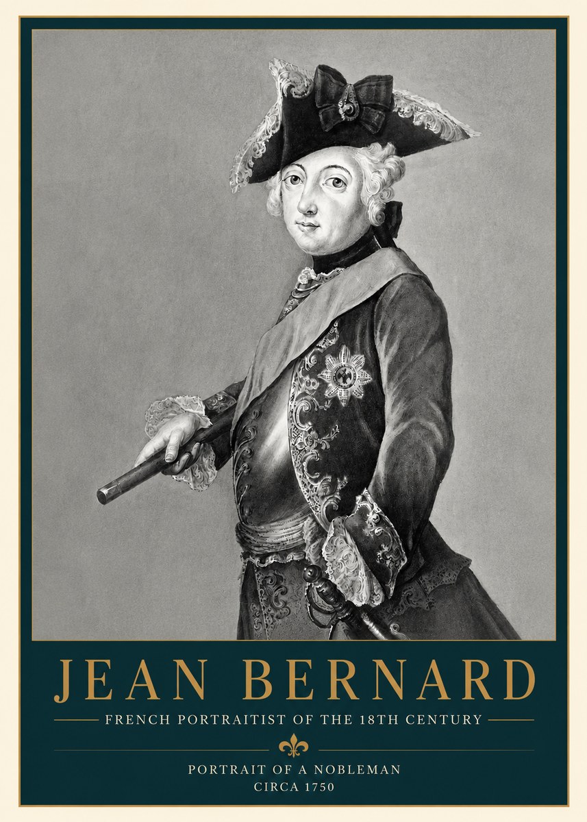 Jean Bernard Portrait of a Young Nobleman No5 - Juliste
