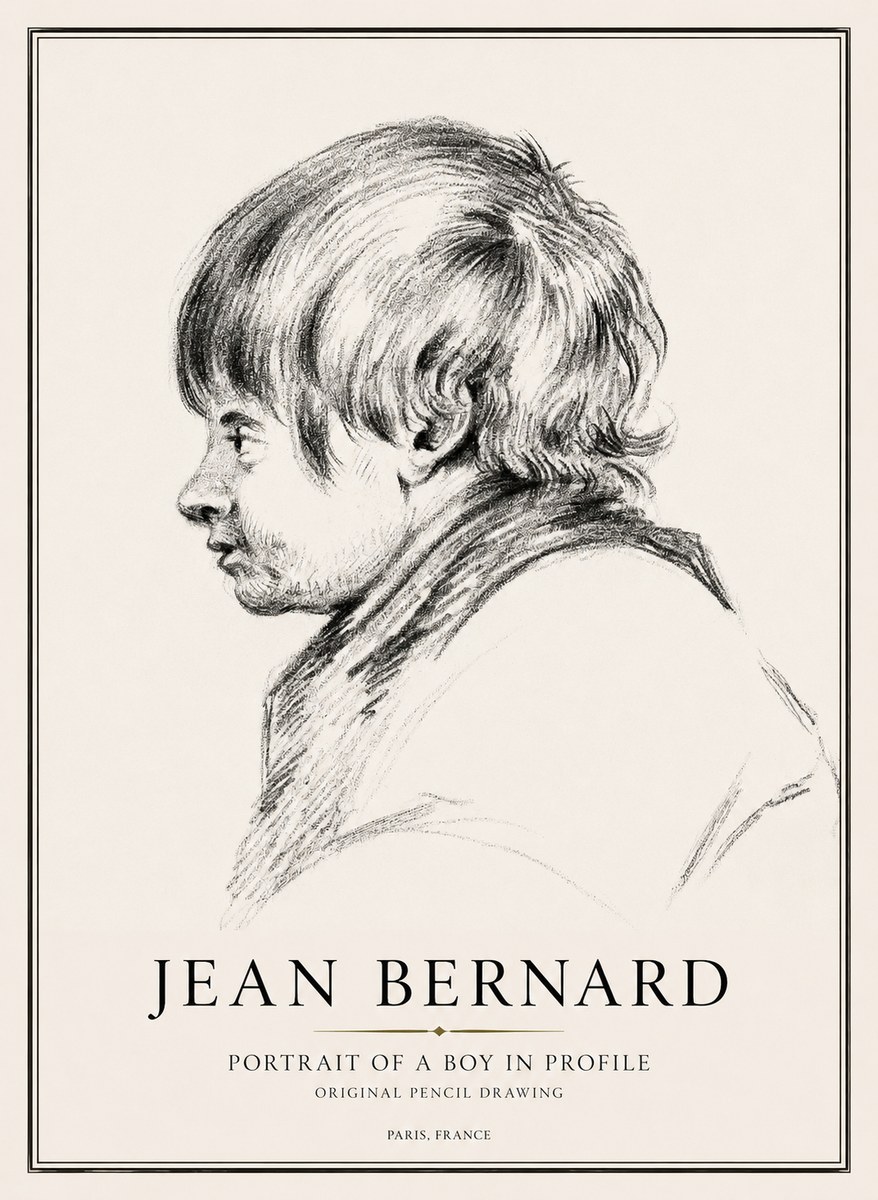 Jean Bernard Portrait Study II No3 - Juliste