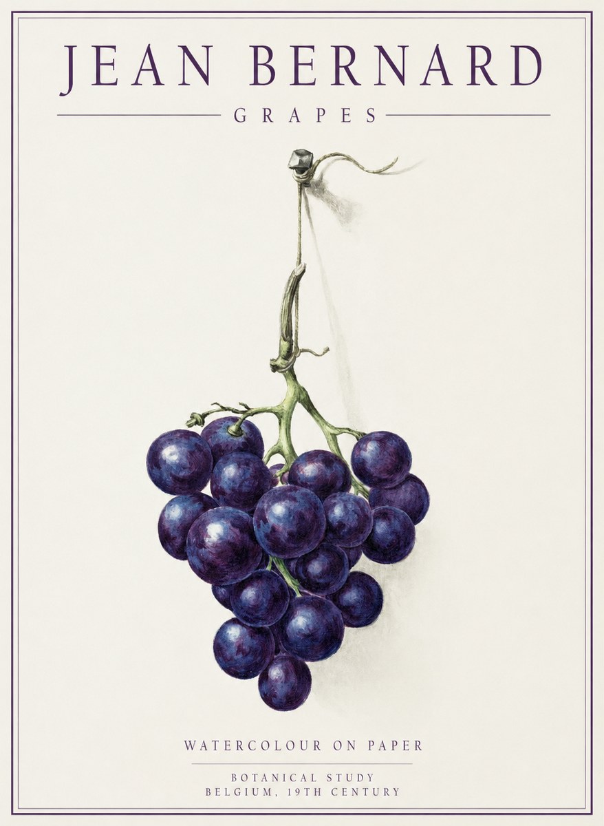Jean Bernard Grapes No1 - Juliste