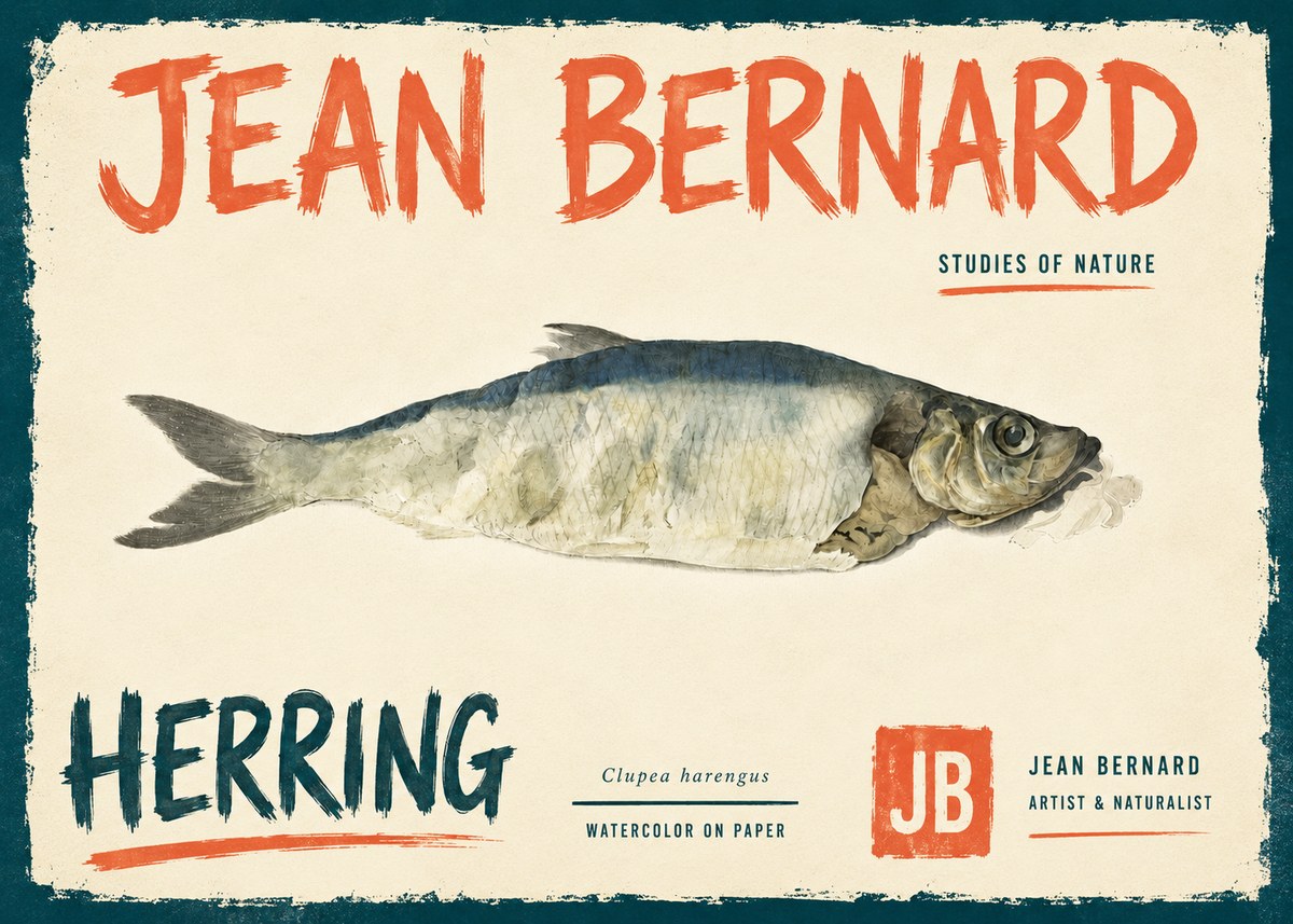 Jean Bernard Herring No6 - Juliste